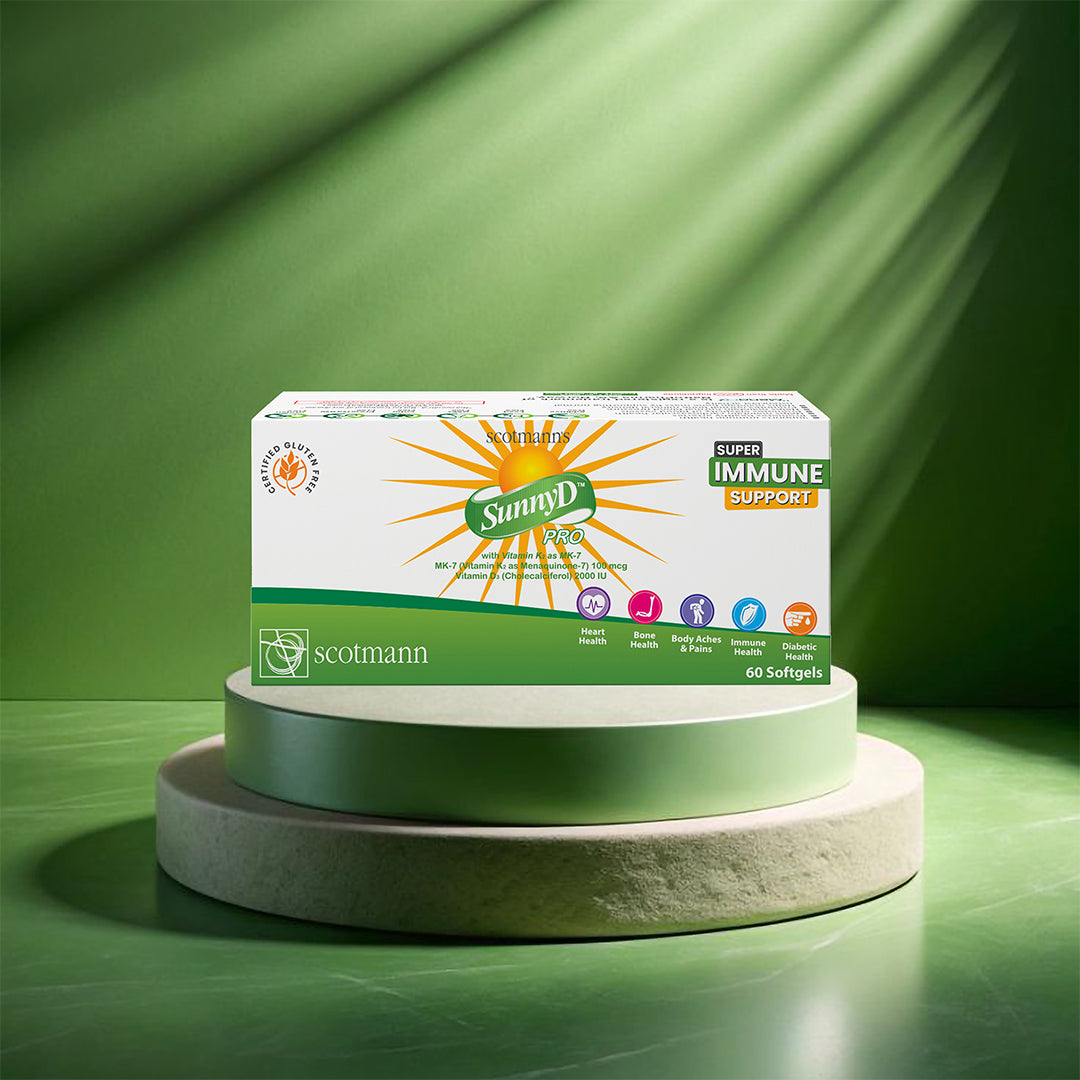Scotmann’s SunnyD PRO Vitamin D3 & K2- 60 Softgels