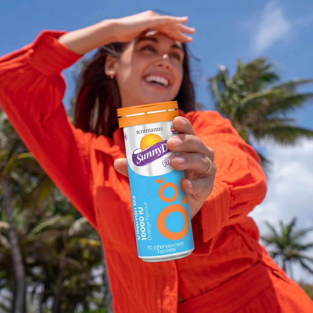 Scotmann’s SunnyD Fizz Vitamin D3 (10,000 IU) – 10 Effervescent Tablets