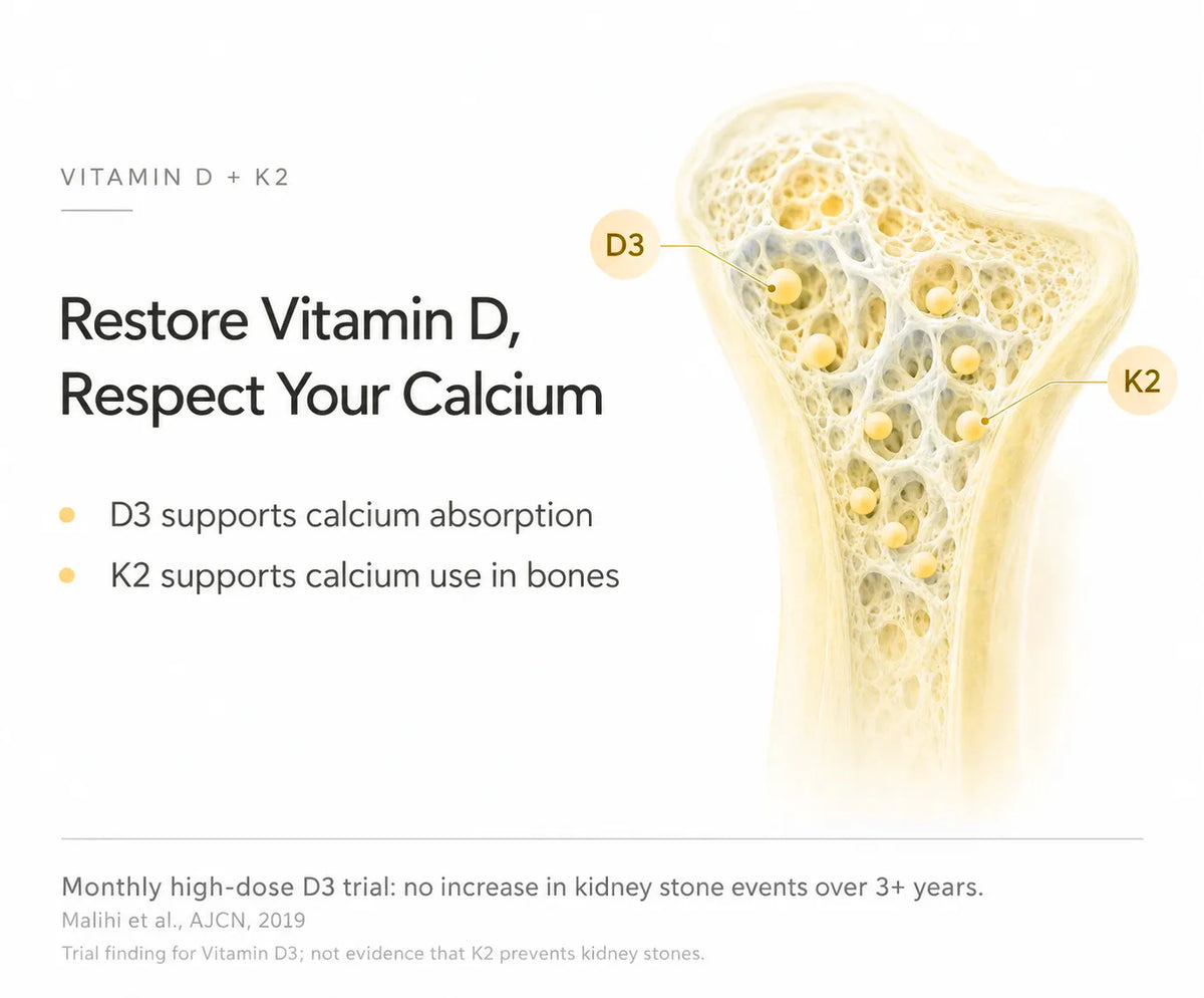 Vitamin D Deficiency With Calcium Support