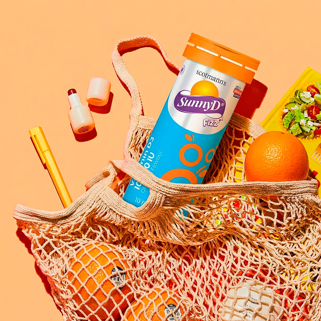 Scotmann’s SunnyD Fizz Vitamin D3 (10,000 IU) – 10 Effervescent Tablets