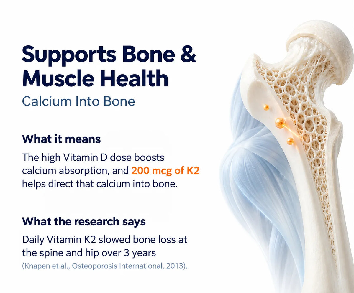 Supports Bone & Muscle Health