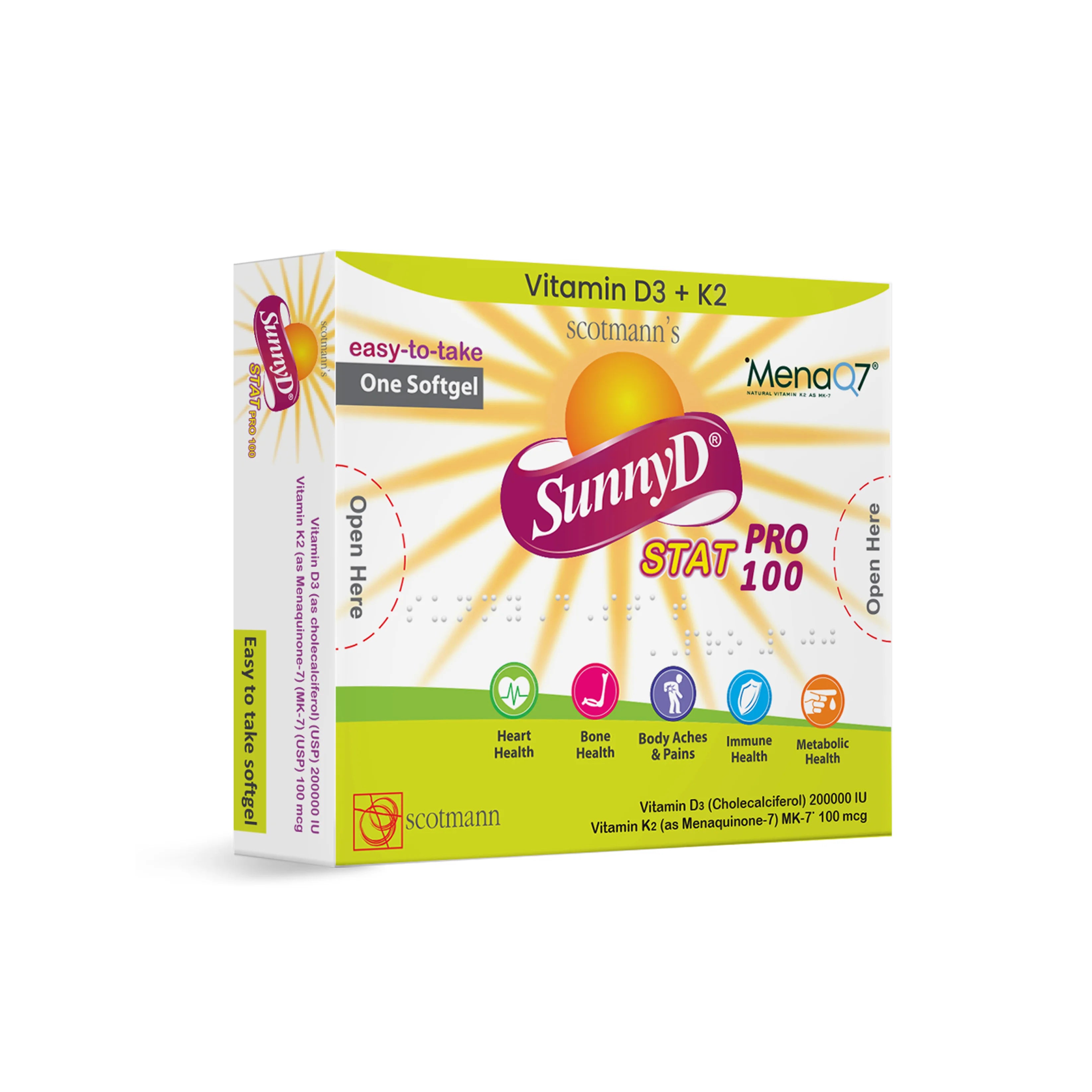 Scotmann's SunnyD Stat Pro 100 – One Softgel