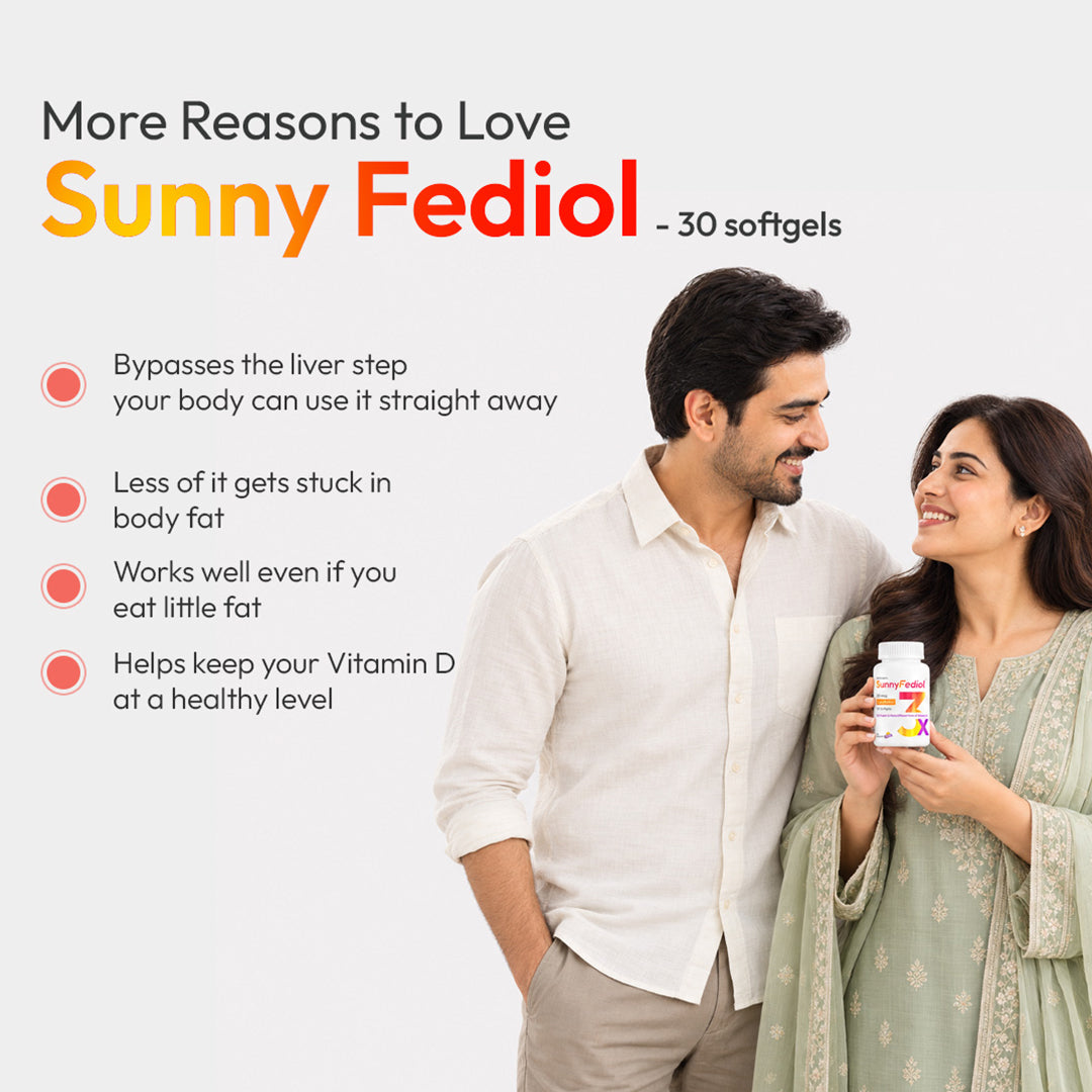 Couple representing the lifestyle benefits featured in SunnyFediol product information
