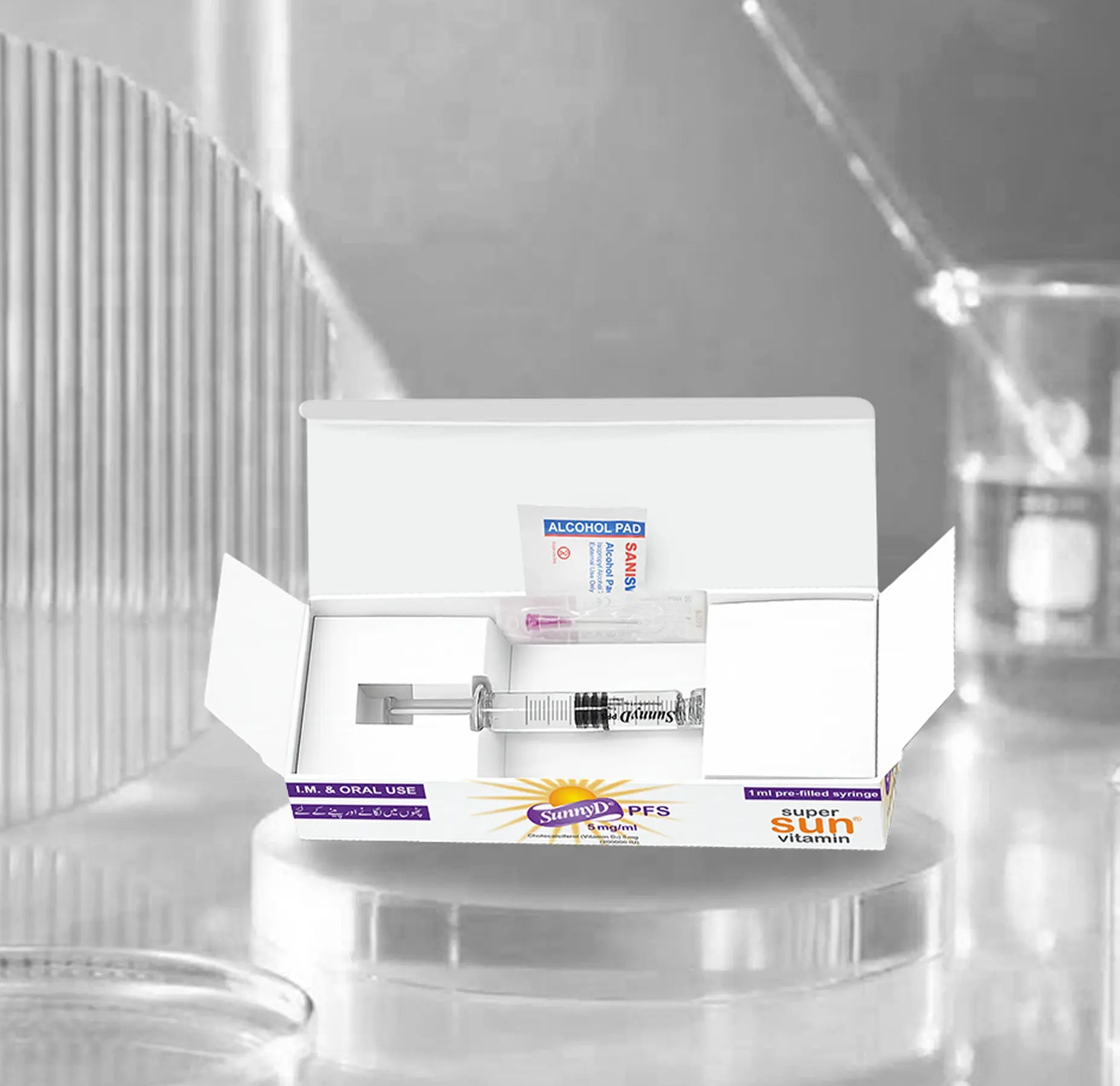 Scotmann's SunnyD PFS – Vitamin D3 5 mg/mL Pre-Filled Syringe