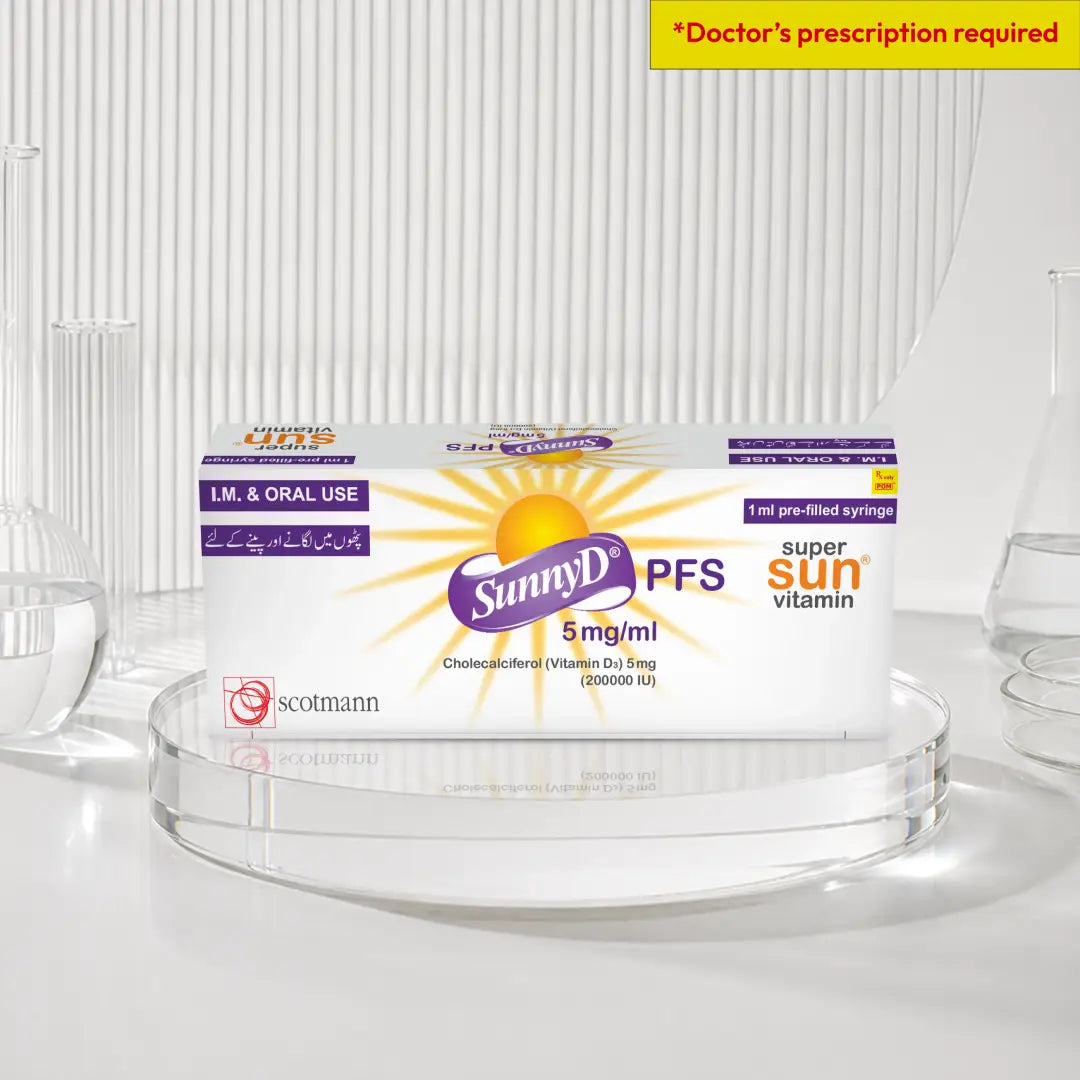 Scotmann's SunnyD PFS – Vitamin D3 5 mg/ml Pre-Filled Syringe