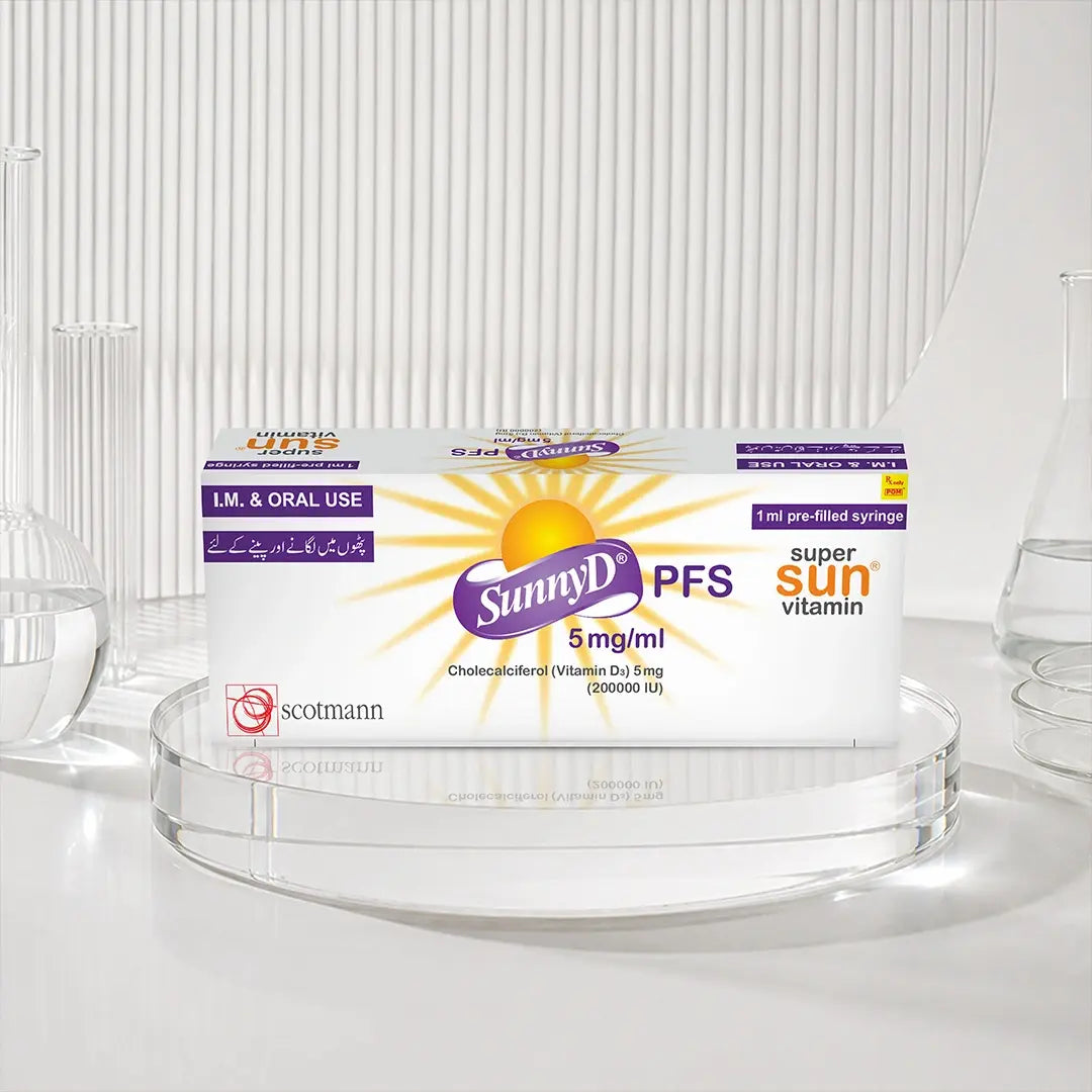 Scotmann's SunnyD PFS – Vitamin D3 5 mg/ml Pre-Filled Syringe