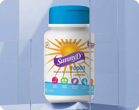 SunnyD PRO vitamin D3 and K2 softgels by Scotmann Pharmaceuticals Pakistan
