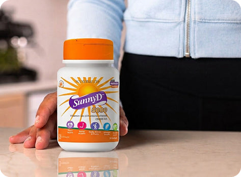 Halal European-sourced Vitamin D3 5000 IU softgel