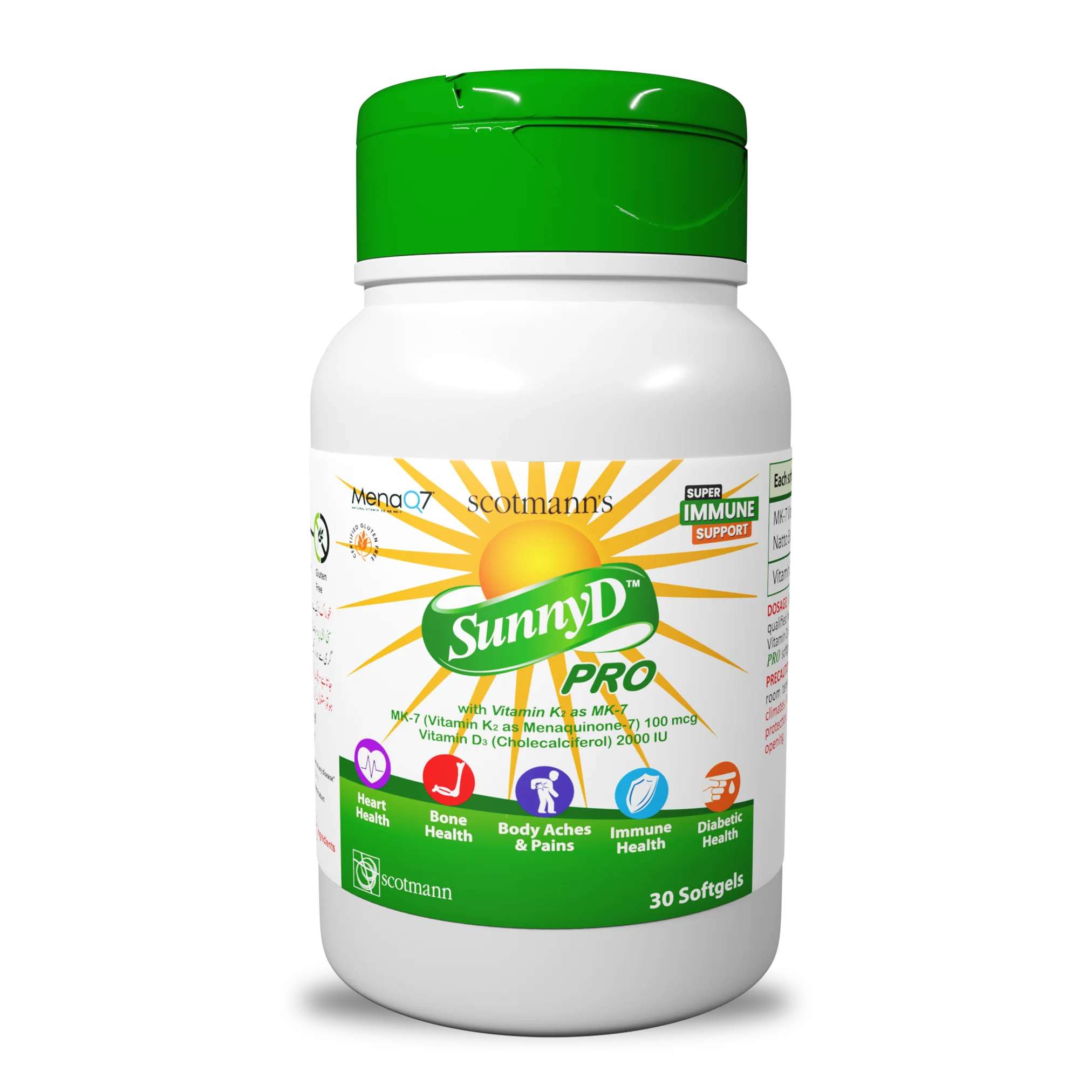Scotmann s SunnyD PRO Vitamin D3 K2 Softgels D Dukaan scotmann-s-sunnyd-pro-vitamin-d3-k2-softgels-d-dukaan