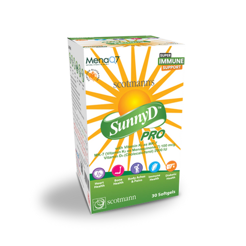 Scotmann’s SunnyD PRO - Vitamin D3 & K2 Softgels