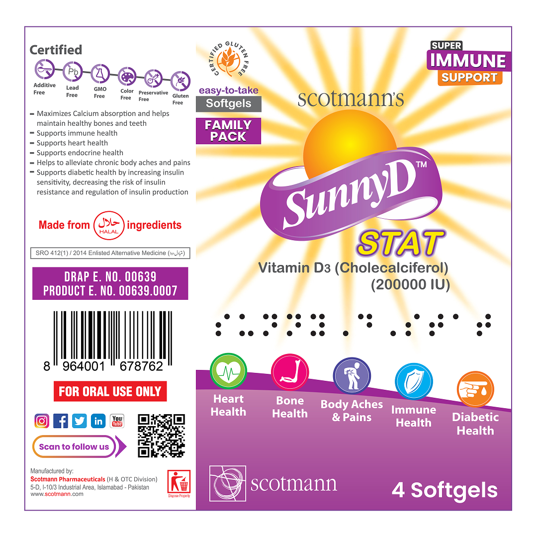 Scotmann’s SunnyD STAT Softgels - Family Pack