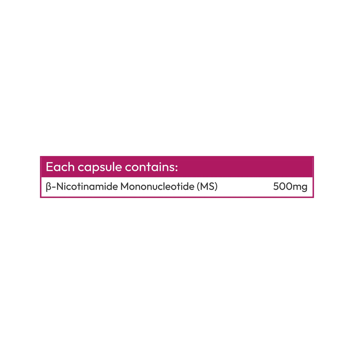 Scotmann's Sinclair NMN 500mg – 30 Capsules