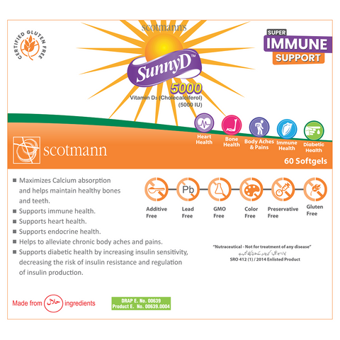 Scotmann’s SunnyD 5000 - 60 Softgels